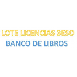 LOTE 3ESO BANCO DE LIBROS