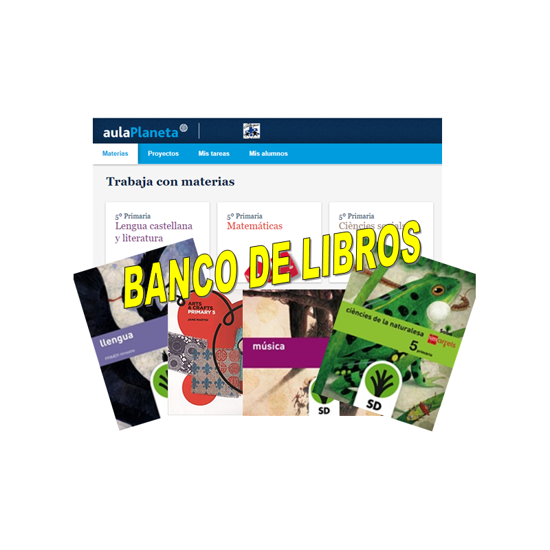 LOTE 5PRI BANCO DE LIBROS