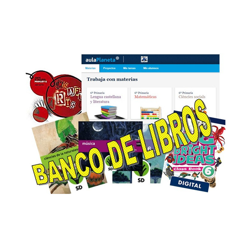 LOTE 6PRI BANCO DE LIBROS