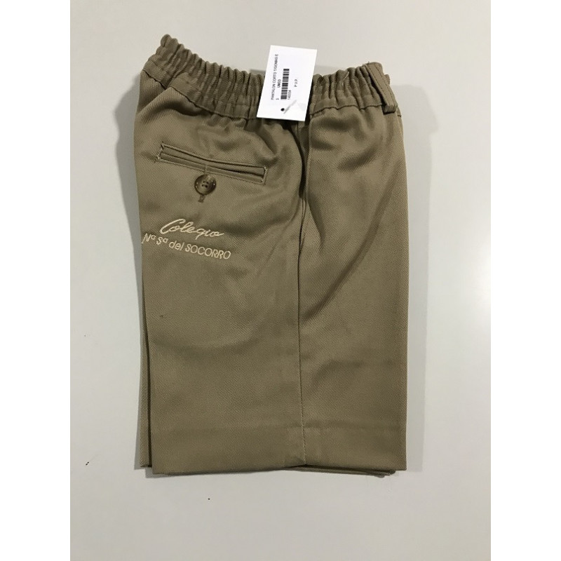 PANTALÓN VESTIR CORTO CON GOMAS